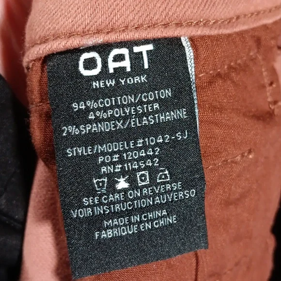 OAT New York High Rise Wide Leg Crop Jeans Womens Sz 25 - Picture 10 of 10